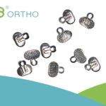 Buton Lingual Colabil Baza Eliptica cu inel 10 bucati/set 3B