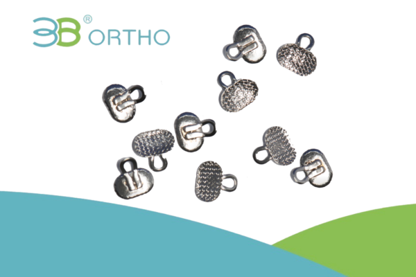 Buton Lingual Colabil Baza Eliptica cu inel 10 bucati/set 3B