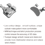 Bracketi metalici Surpass Series MBT 22 U/L 20 bucati/Kit 3B